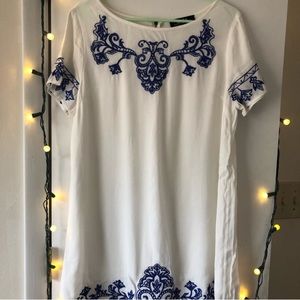 Embroidered Lulu’s Shift Dress